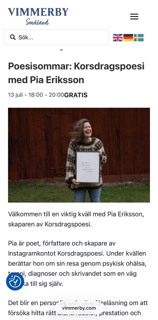 Ses vi i Låxbo den 13 juli?