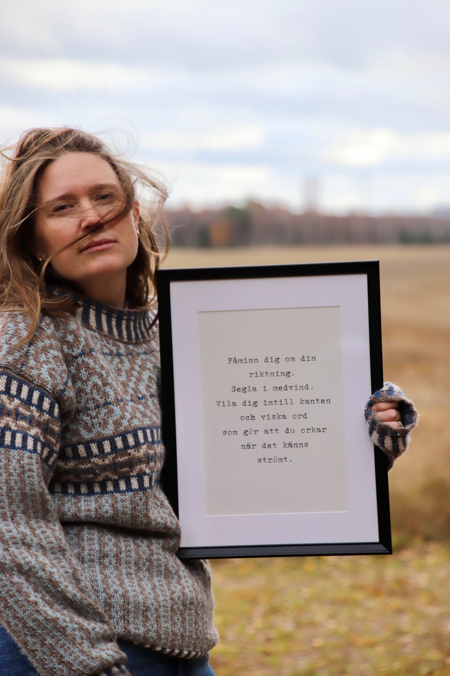 Poster 30x40 cm – Påminn dig