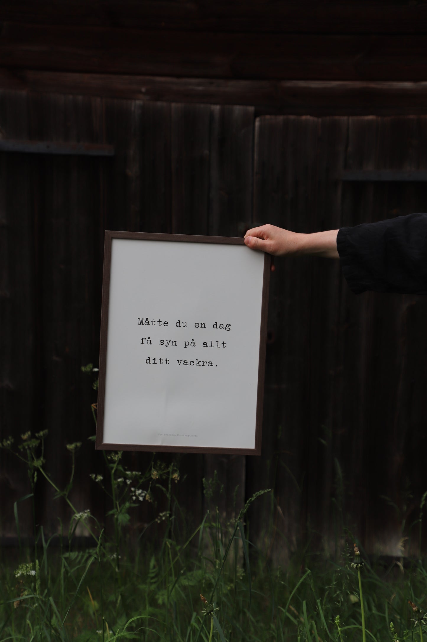Poster 30x40 cm – Ditt vackra